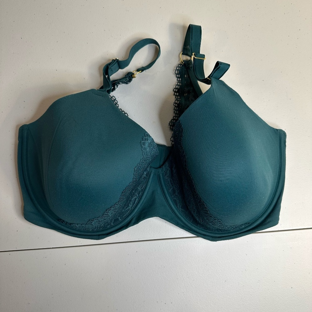 Soma Embraceable Perfect Coverage in Forest Green Lace 38DDD